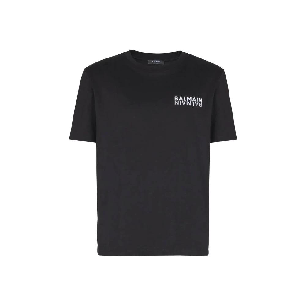 T-shirt Balmain en coton noir