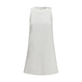 Robe décontractée en coton blanc Courrèges