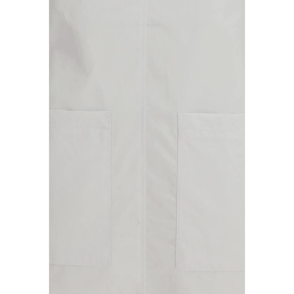 Robe décontractée en coton blanc Courrèges