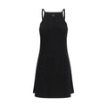 Courrèges Black Viscose Casual Dress