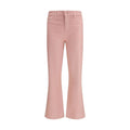 Pantalon évasé en coton multicolore L'Agence
