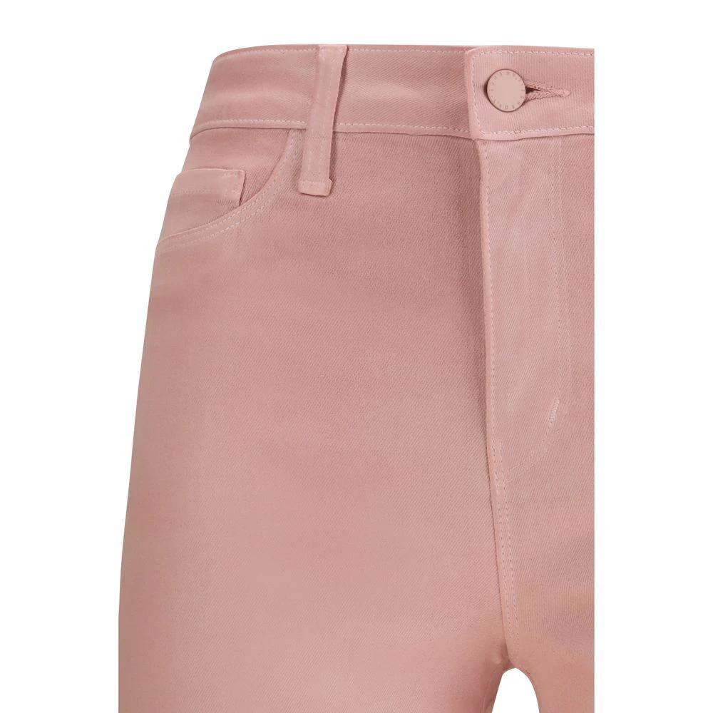 Pantalon évasé en coton multicolore L'Agence