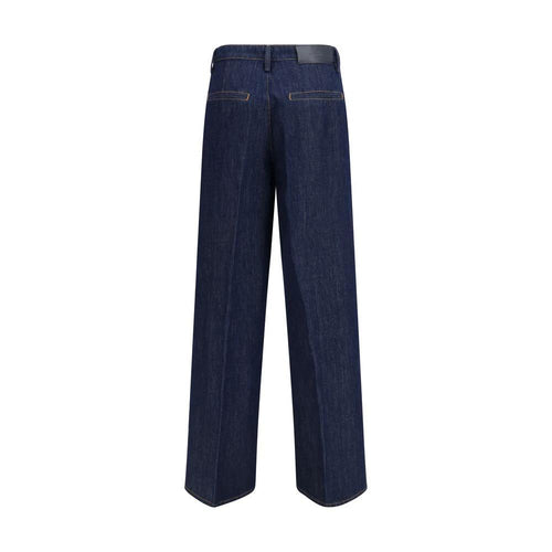 7FOR Jeans en coton bleu denim