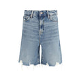 7FOR Short bermuda en coton bleu