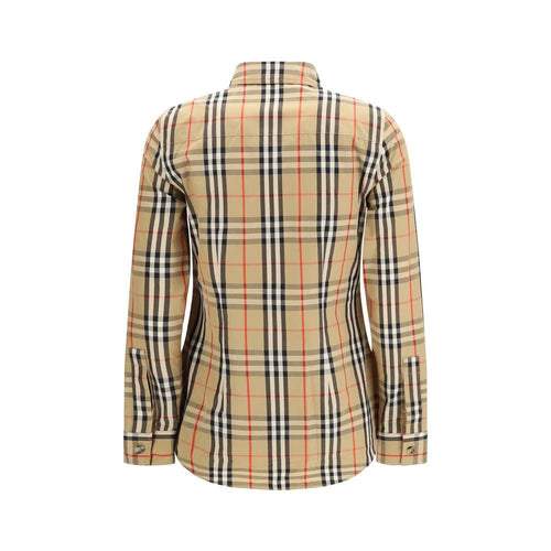 Chemise Burberry multicolore en coton à motifs