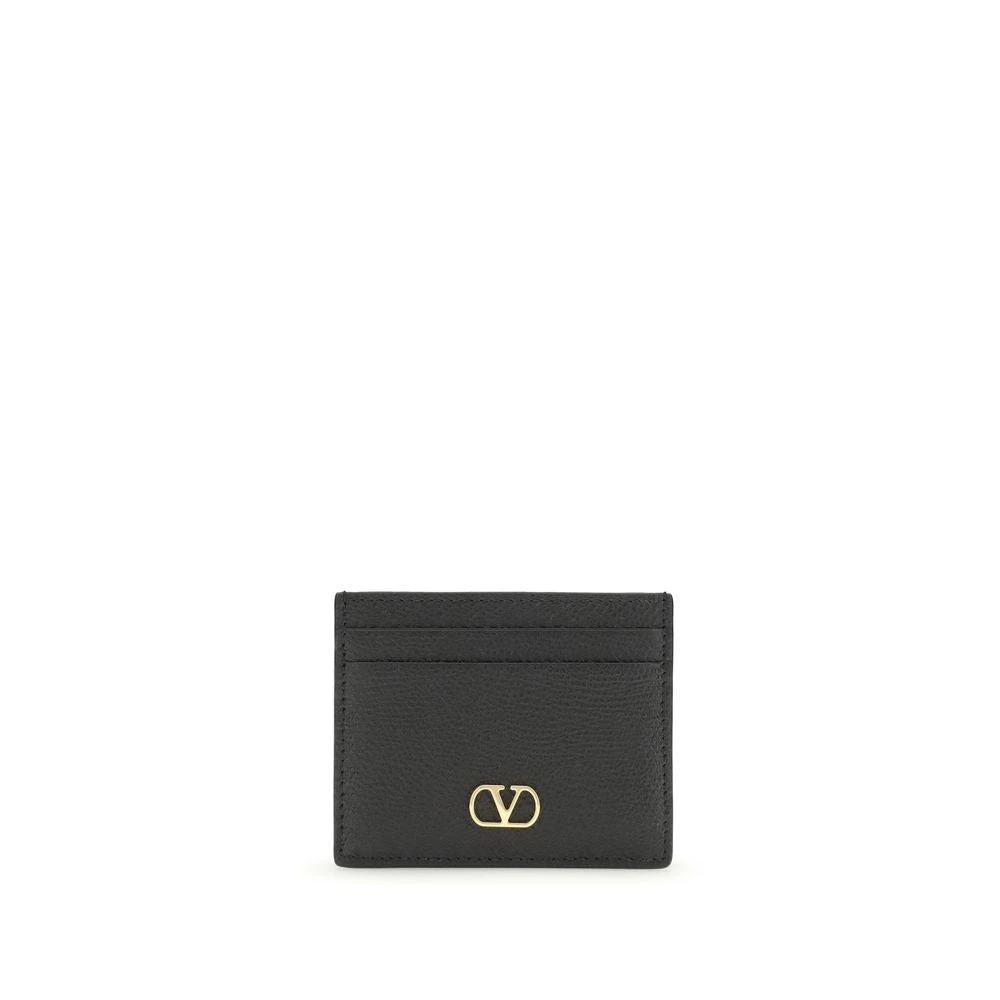 Portefeuille Valentino Garavani Bos Taurus en cuir de veau noir