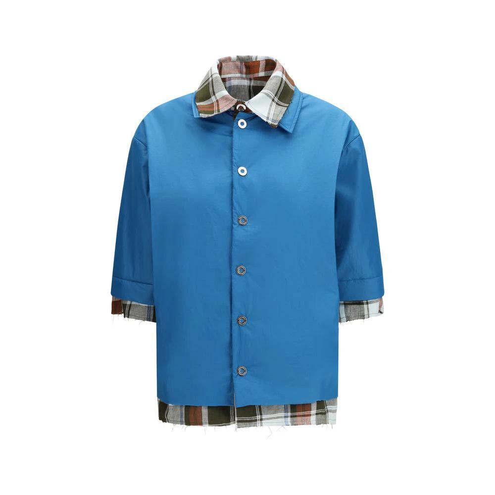 Chemise habillée MARBELL bleue en polyamide