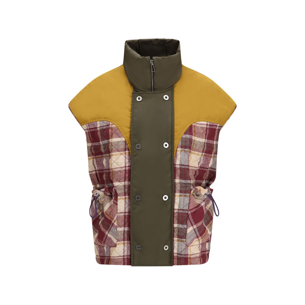 MARBELL Multicolor Polyamide Sleveless Jacket
