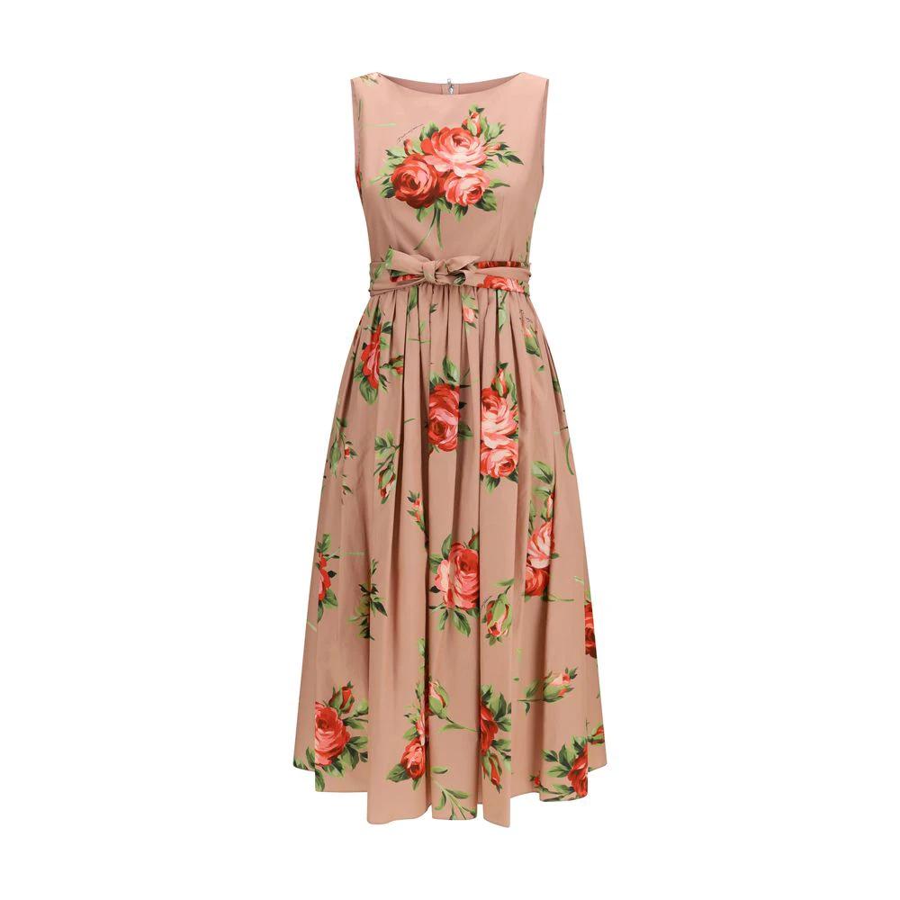 Dolce & Gabbana Multicolor Cotton Casual Dress