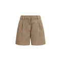 Brunello Cucinelli Beige Cotton Bermuda Shorts