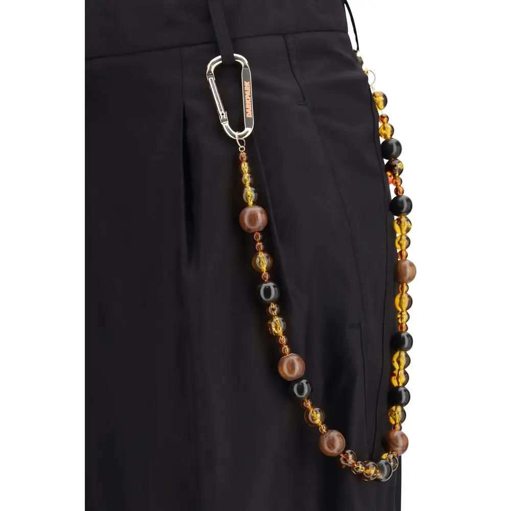 Darkpark Black Cotton Casual Pants