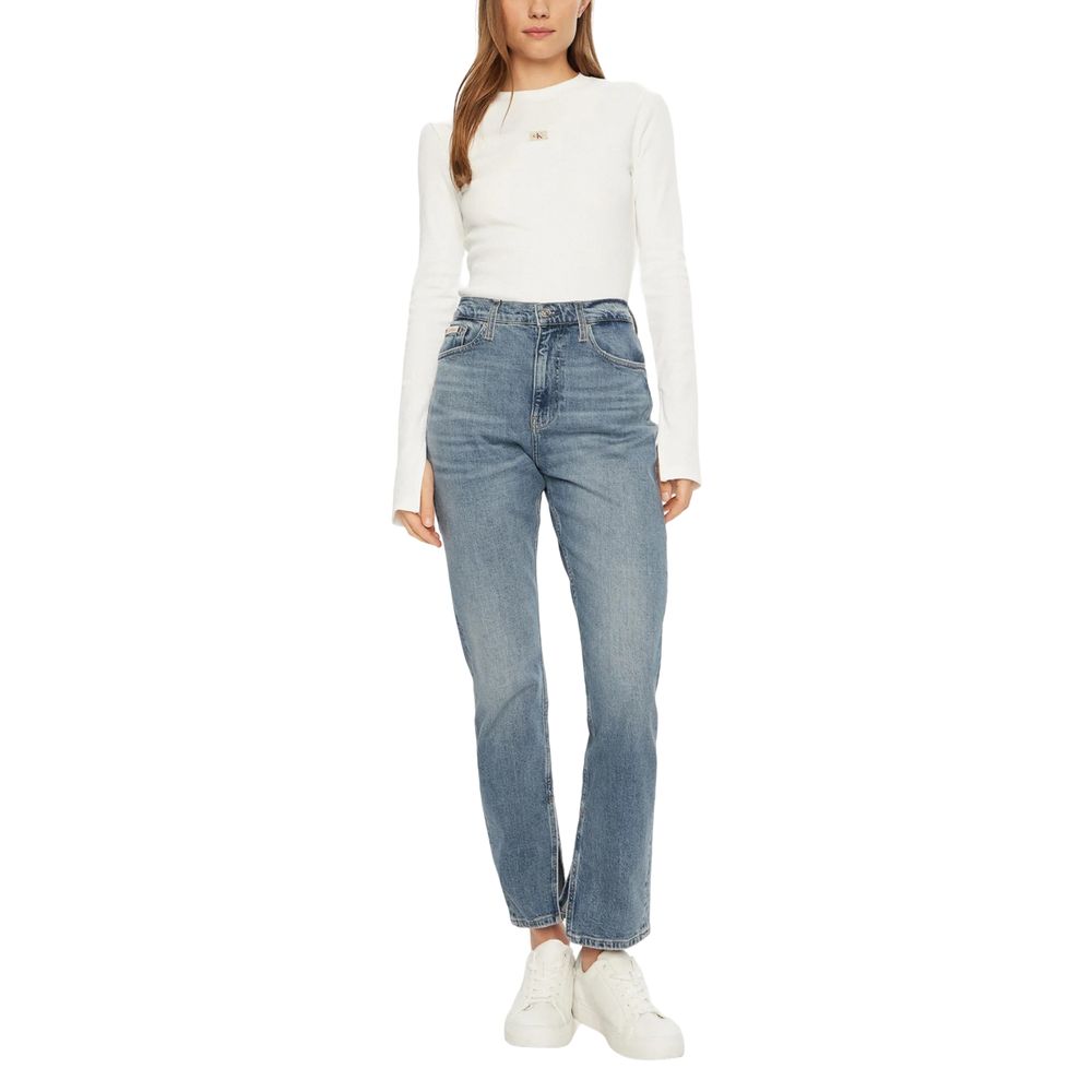 Jean skinny bleu en coton Calvin Klein
