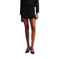 Karl Lagerfeld Black Cotton Mini Skirt