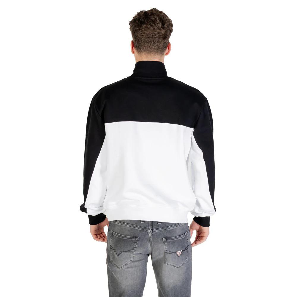 Sweat-shirt à cornes noir et blanc Karl Lagerfeld