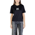 T-shirt en coton noir Karl Lagerfeld