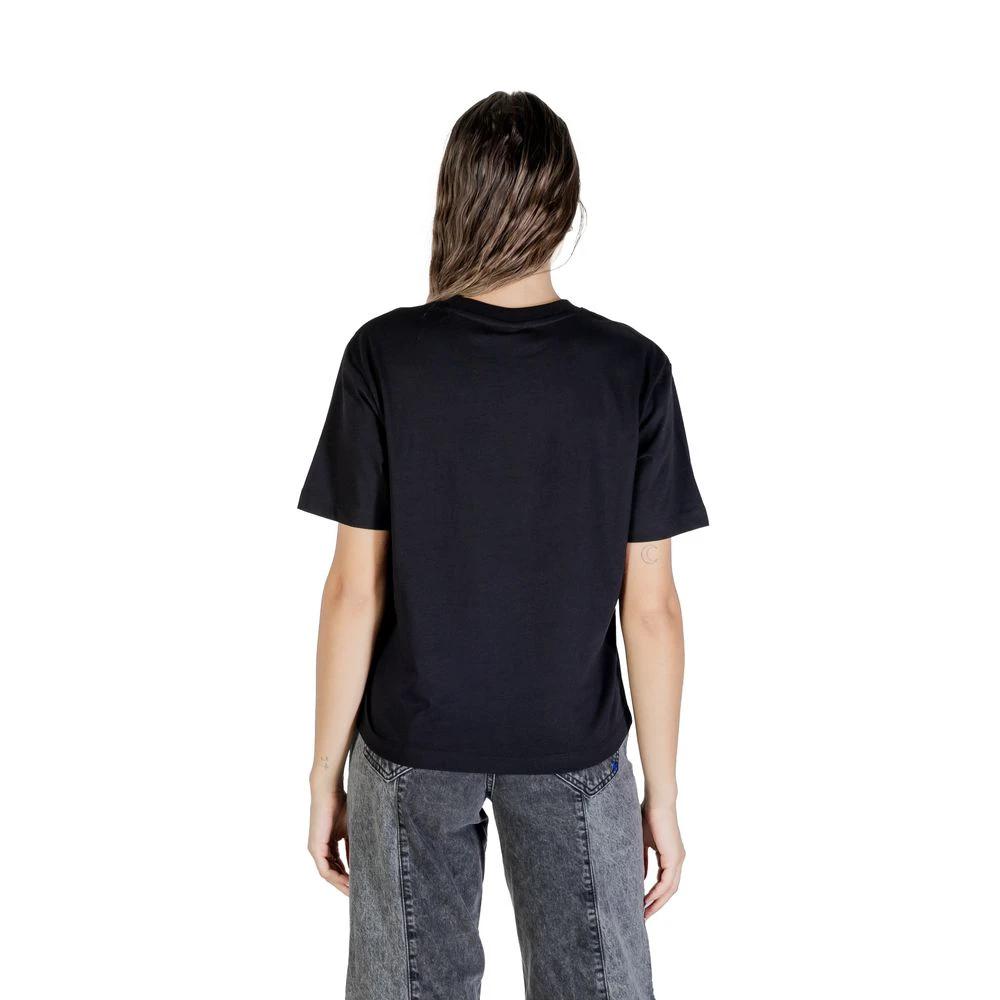 T-shirt en coton noir Karl Lagerfeld