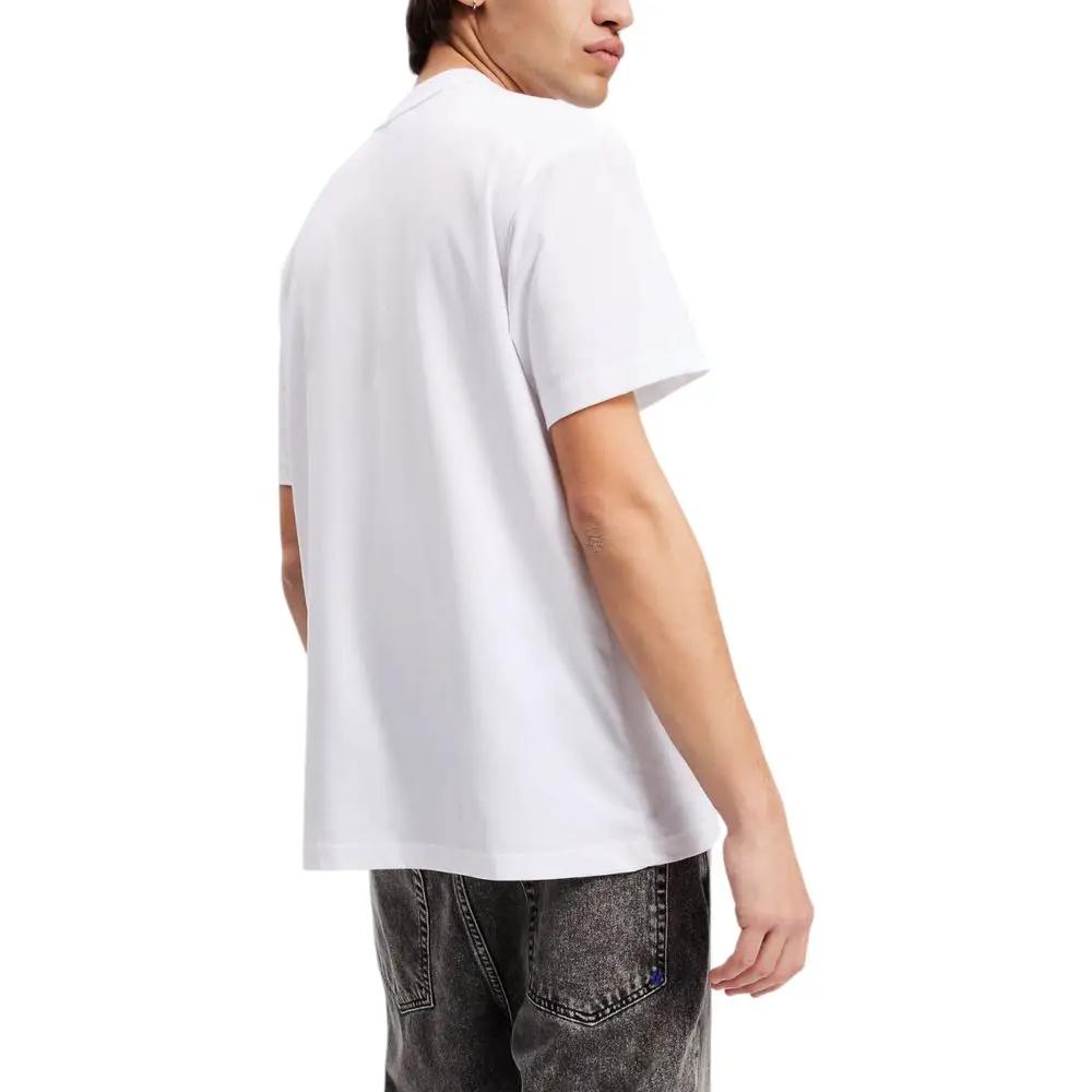 T-shirt blanc en coton Karl Lagerfeld