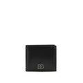 Portefeuille Dolce &amp; Gabbana Bos Taurus en cuir de veau noir