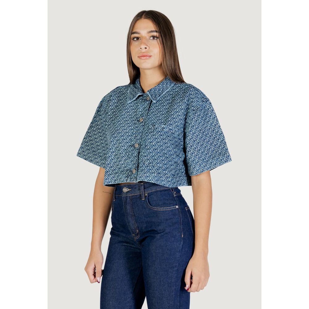 Colcci Blue Cotton Shortsleeve Shirt