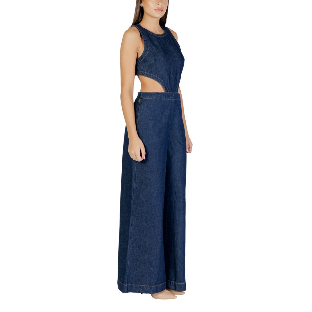 Colcci Blue Cotton Jumpsuit