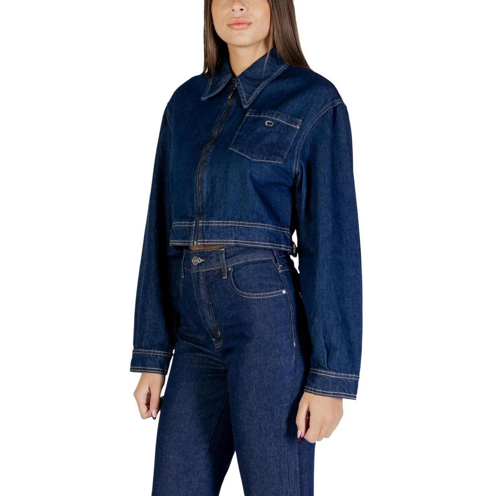 Colcci Blue Cotton Denim Jacket