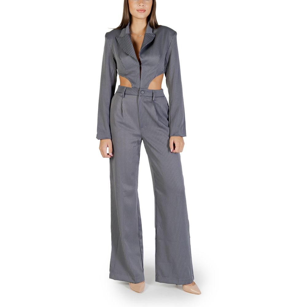 Colcci Gray Polyester Jumpsuit
