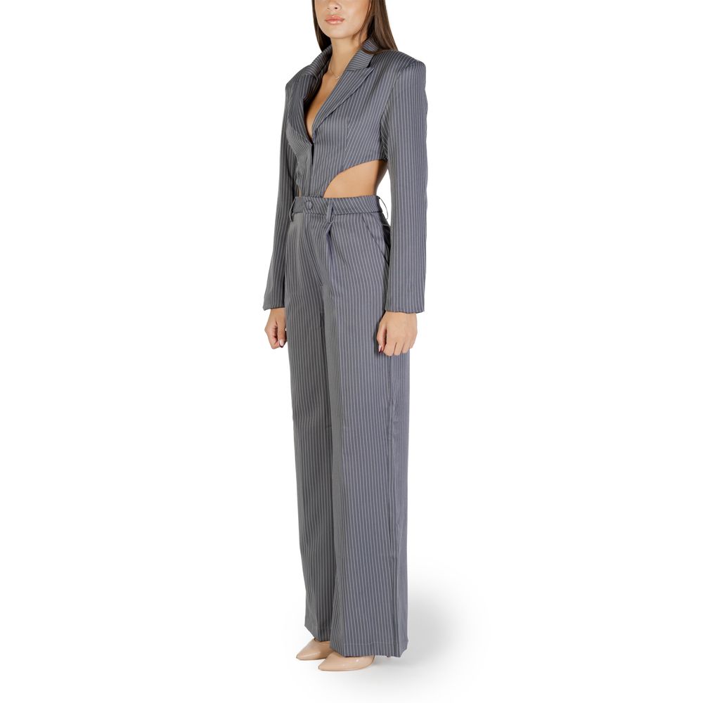 Colcci Gray Polyester Jumpsuit