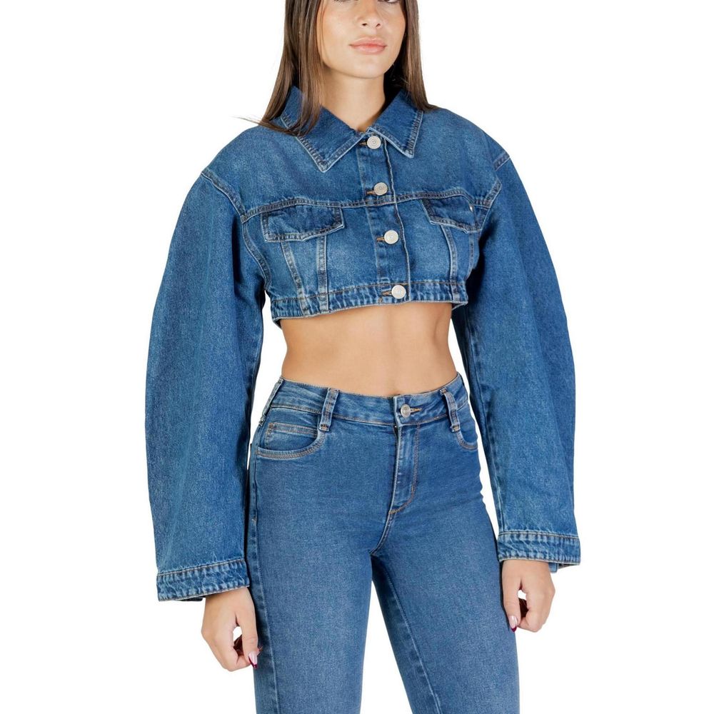 Colcci Blue Cotton Denim Jacket