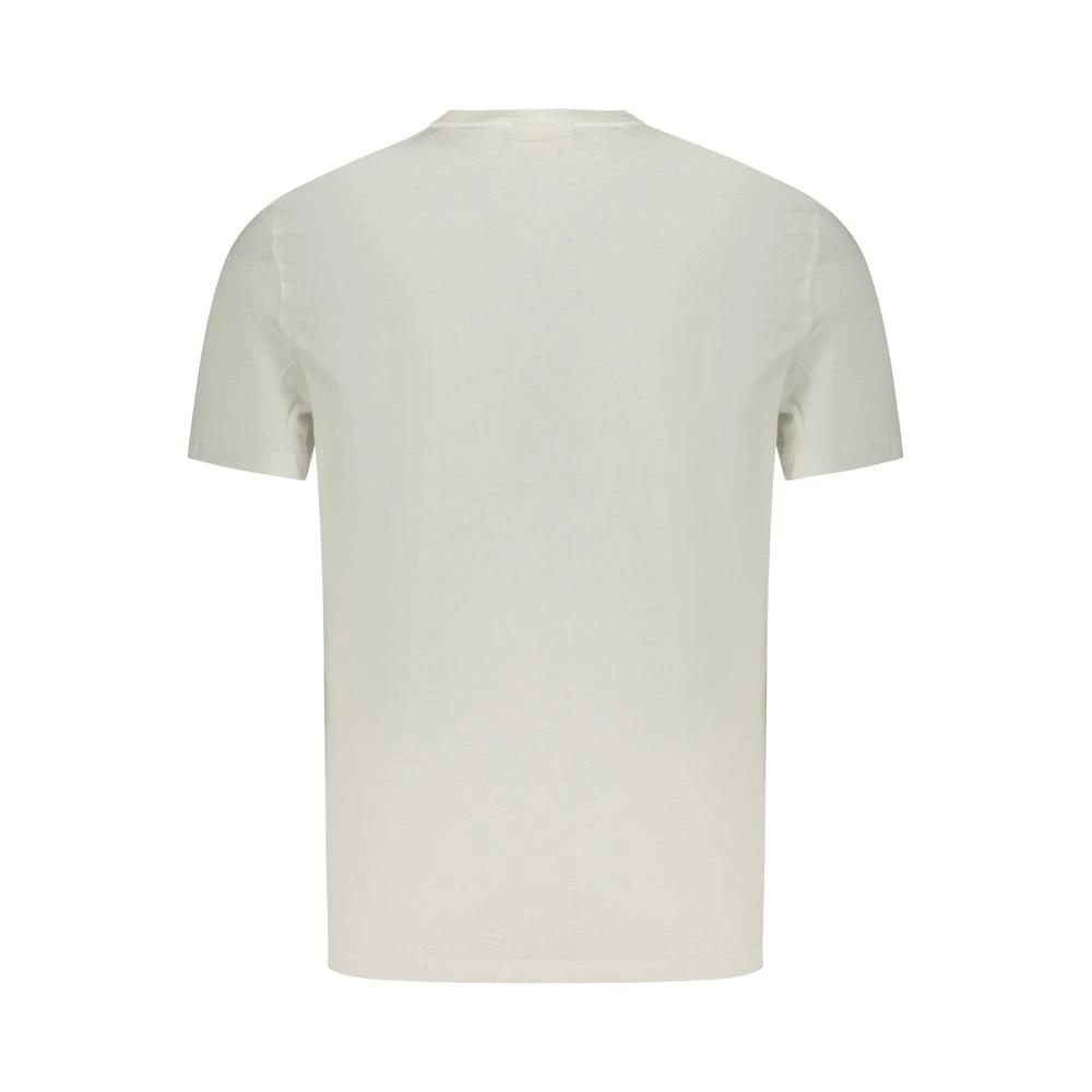 Calvin Klein White Cotton Men T-Shirt