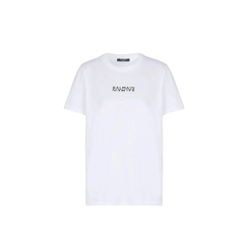 T-shirt Balmain en coton blanc