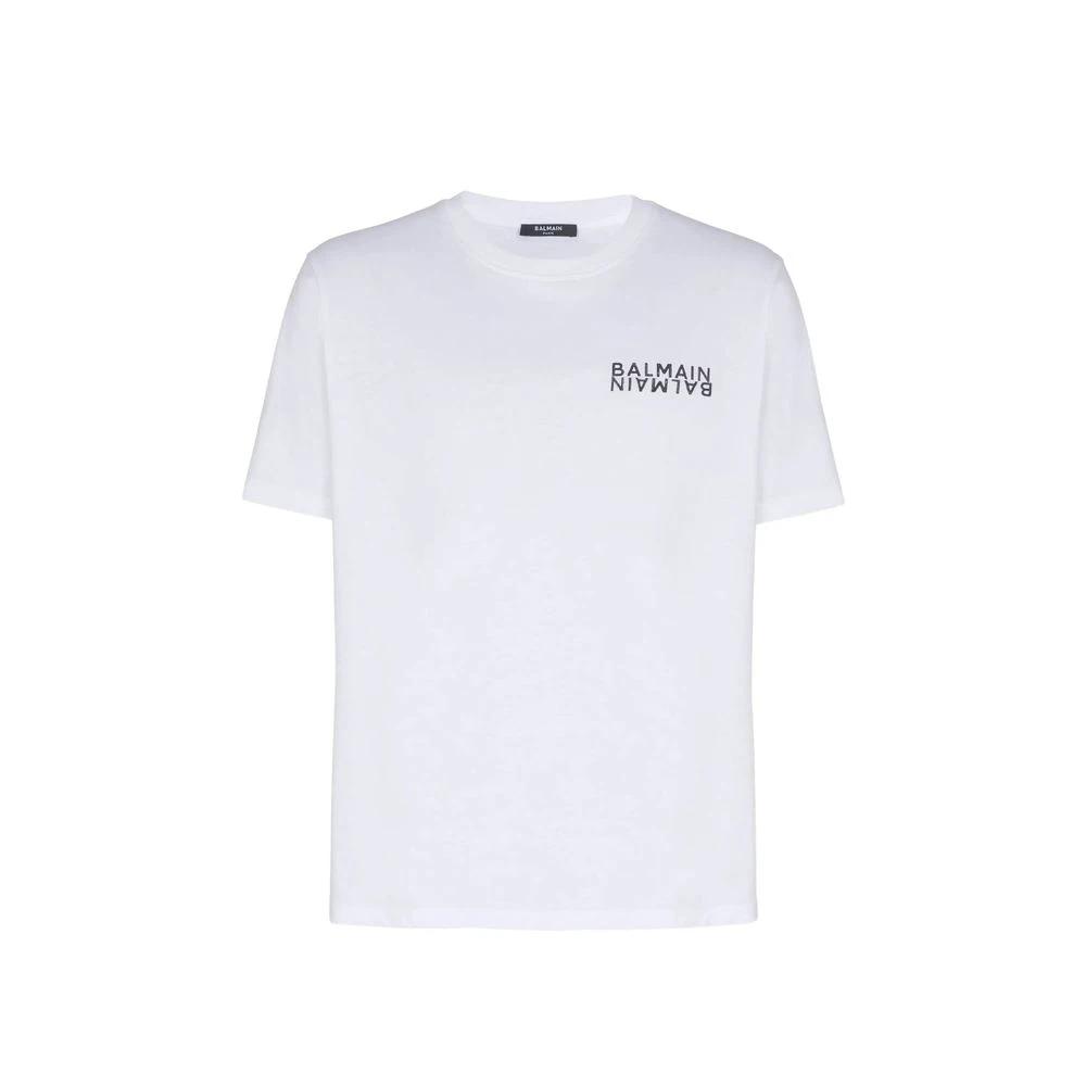 T-shirt Balmain en coton blanc