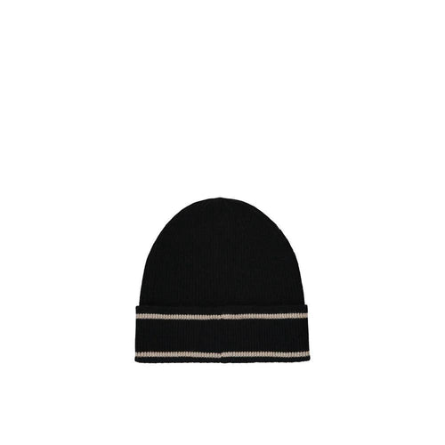 Bonnet Balmain en laine mérinos noire