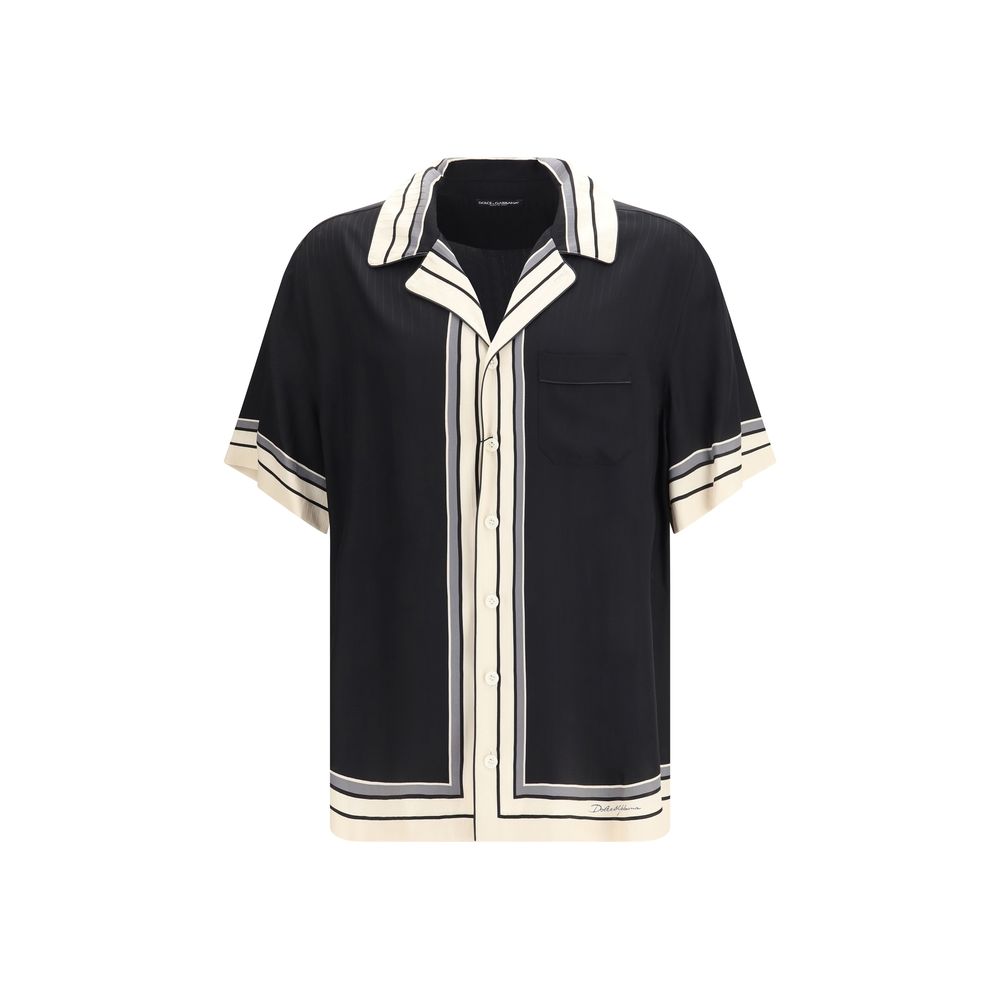 Chemise Dolce &amp; Gabbana à motifs en soie multicolores