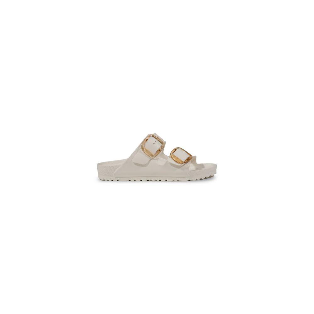 Pantoufles Birkenstock blanches en mousse EVA