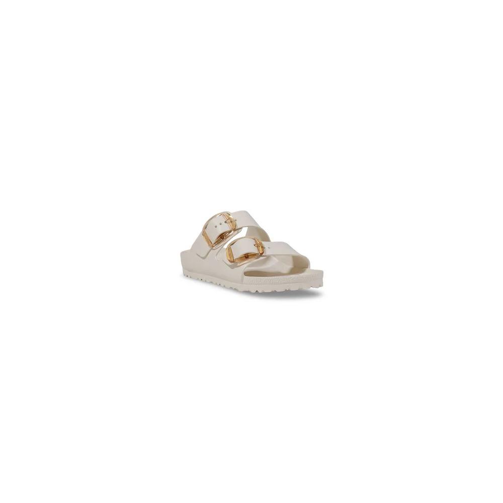 Pantoufles Birkenstock blanches en mousse EVA