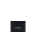 Portefeuille Balenciaga Bos Taurus en cuir de veau noir