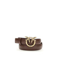 Ceinture PINKO Bos Taurus Regular en cuir de veau bordeaux