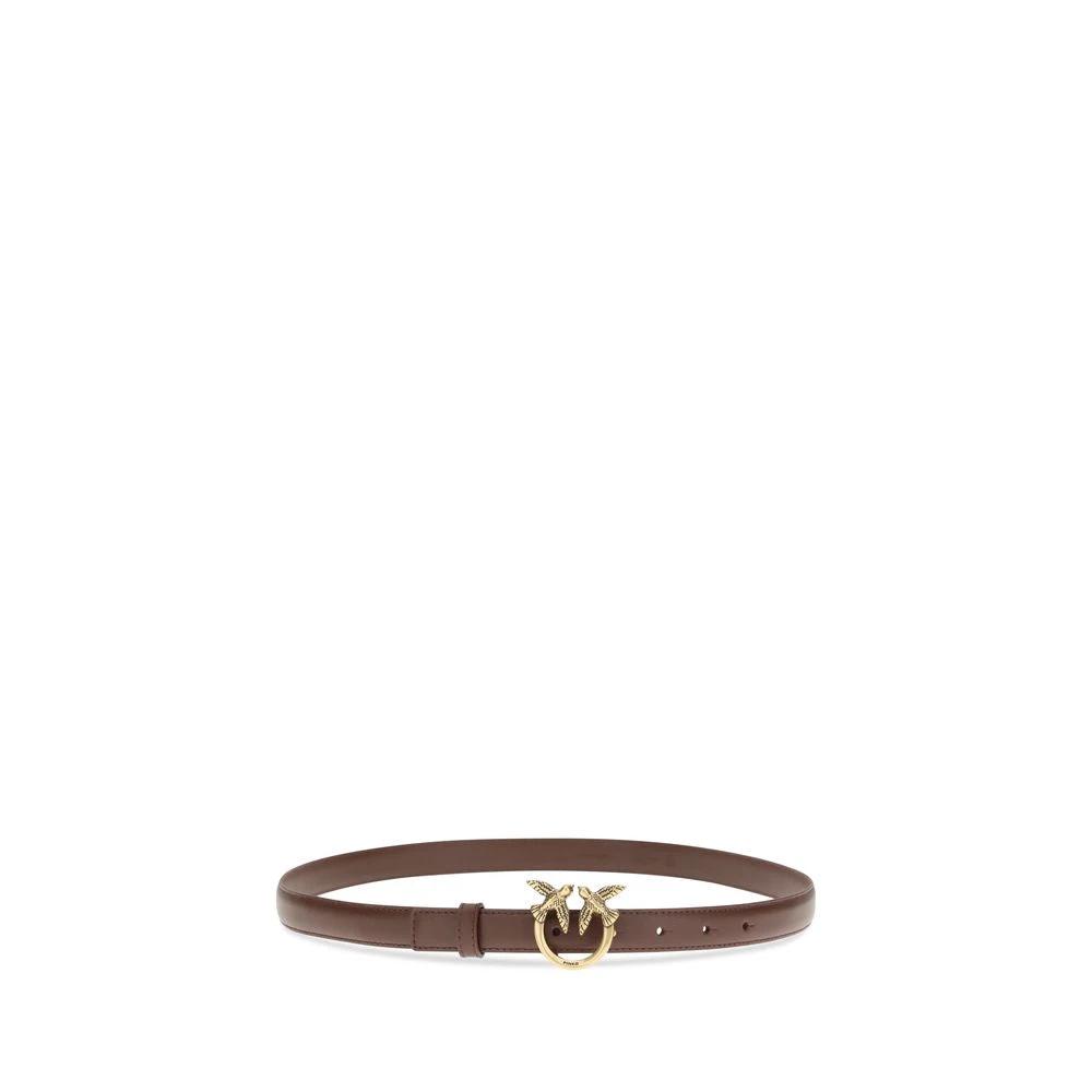 Ceinture PINKO Bos Taurus Regular en cuir de veau bordeaux