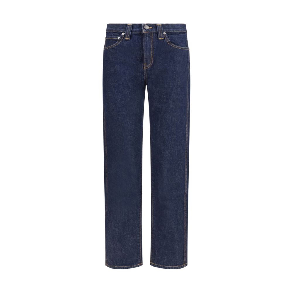 Jean droit en coton bleu Khaite