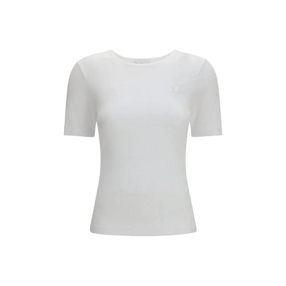 T-shirt Ganni en coton blanc
