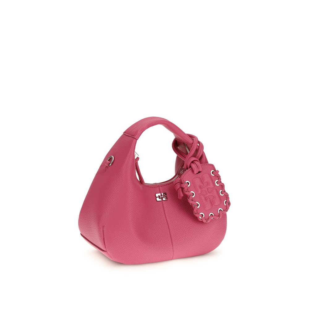 Sac à main Ganni multicolore en polyester recyclé
