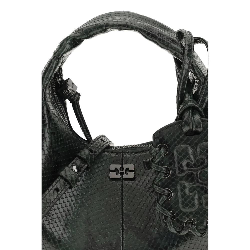 Sac bandoulière Ganni noir en polyester recyclé