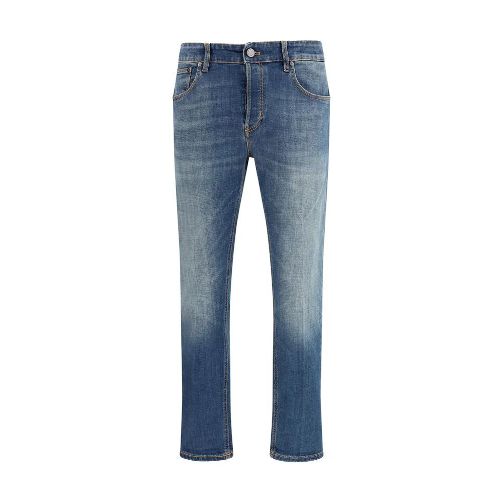 Men’s Blue Tapered Jeans – PT Torino Reggae Denim Washed SS26