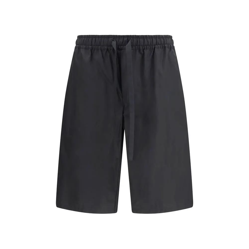 Bermuda en coton noir Dolce & Gabbana