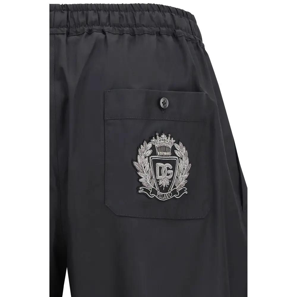 Bermuda en coton noir Dolce & Gabbana