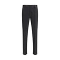 Dolce & Gabbana Black Wool Oves Aries Casual Pants