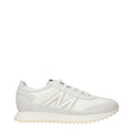 Baskets basses blanches en cuir pour homme – Baskets athlétiques à logo Moncler