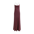 Robe décontractée PINKO Bordeaux Marabou