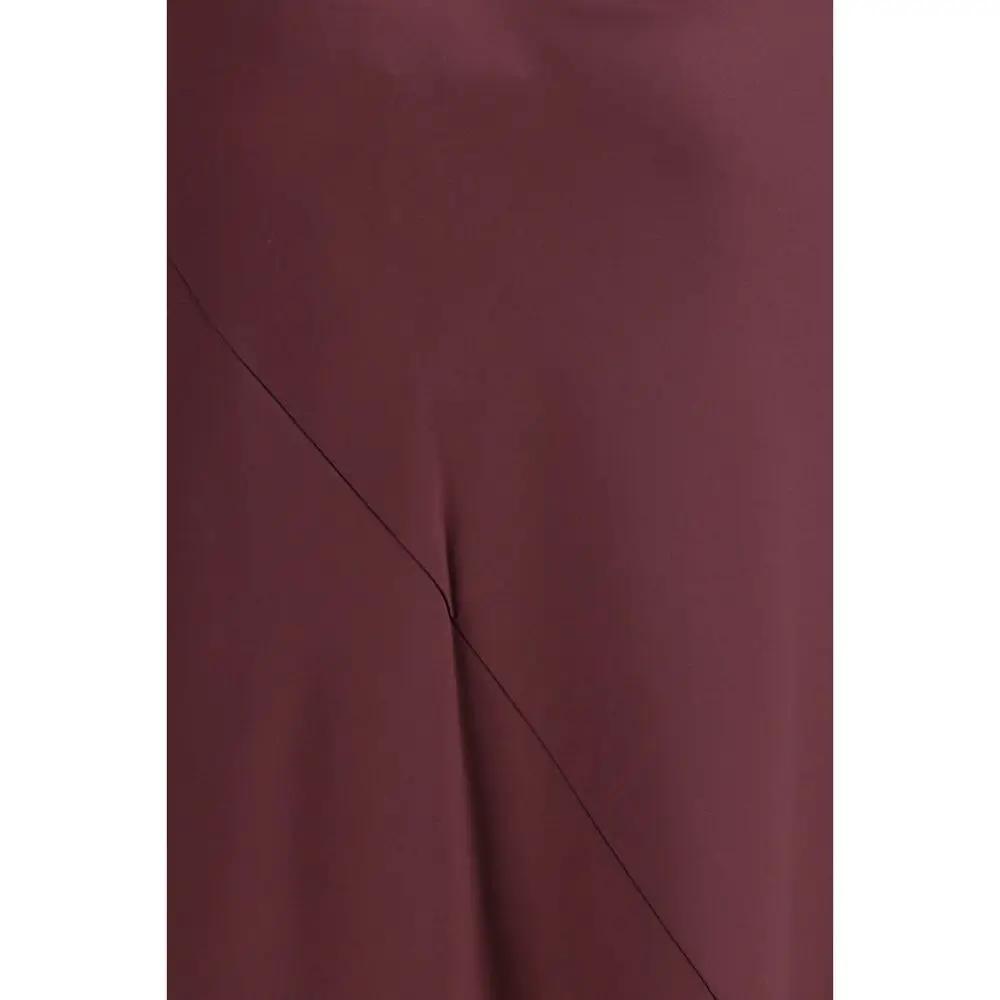 Robe décontractée PINKO Bordeaux Marabou