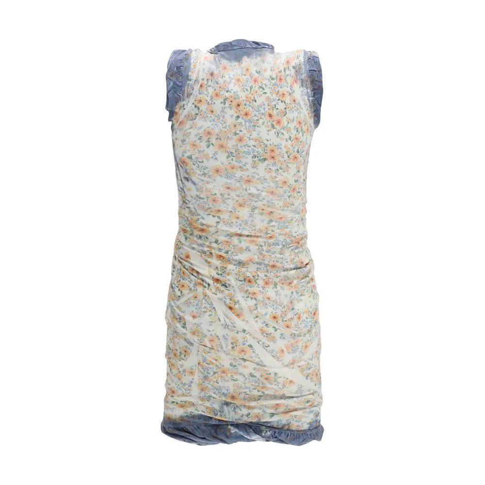 Diesel Multicolor Cotton Casual Dress